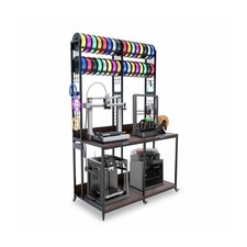2025 Upgraded Dual 3D Printer Stand with Filament Storage Workstation, Extend... picture