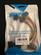 New SATA Power Extension Cable Benfei 3 Pack 15 Pin Male to Female Extender picture