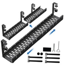 No Drilling Extendable Under Desk Cable Management, Metal Cable Management picture