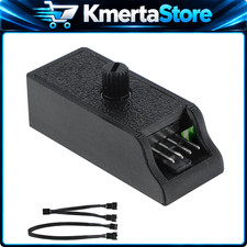 12V 4-Pin PWM Fan Controller with Dual Splitters for PC Cooling System picture