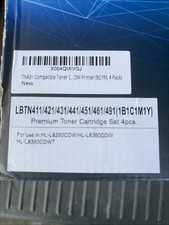 TN-431BK/C/M/Y High Yield Toner Cartridge Replacement for Brother TN 431 picture