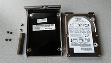 Dell CN-0K1664 Hard Disk Caddy & Used IBM Travelstar 30GB Laptop IDE HD Drive picture