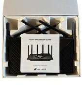 TP-Link Archer AXE75 AXE5400 Tri-Band Wi-Fi 6E Router 6 Antennas Open Box picture