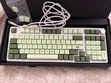 surmen Green Creamy Keyboard with Number Pad, 96% RGB 98 Matcha USED picture