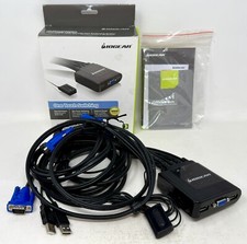 IOGEAR GCS24U KVM switch Remote 4-Ports External USB Keyboard Mouse Monitor PC picture