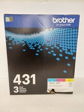 Brother TN-431 3PK, Cyan, Magenta, Yellow, Standard Yield Damaged Box picture
