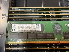 1X 32GB PC4-2933 2RX4 DDR4-23400 ECC Registered RDIMM Server NT32GA72D4NBX3P-IX picture