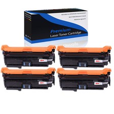 4PK Black CE260A 647A Toner for HP Color LaserJet CP4525DN CP4525XH CP4525N picture