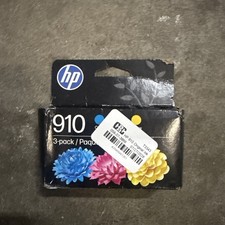 HP 910 3 Pack Cyan/Magenta/Yellow Original Ink Cartridges -Exp 2027 picture