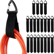 20-Pack Heavy Duty Storage Straps (4S/8M/8L), Extension Cord Organizer & Cabl... picture