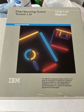 IBM DOS 3.30 Disk Operating System 1987 Complete Boxed 3.5 5.25 Floppy Disks picture