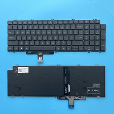 2PCS for Dell Latitude 5520 5521 Precision 3560 3561 US Keyboard Backlit 0N7N16 picture