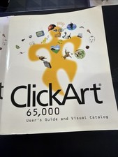New Broderbund ClickArt 65000 User's Guide And Visual Catalog Unopened Software picture