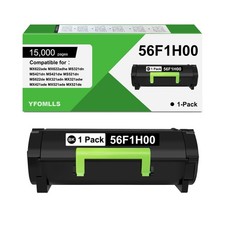 56F1H00 Toner Cartridge Compatible for Lexmark 56F1000 56F1U00 56F1H00 56f1U0... picture