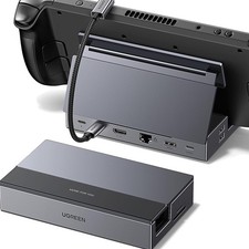 Steam Deck Dock 9-in-1 USB C Docking Station Foldable Stand, 4K@60Hz HDMI, Gi... picture