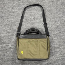 Timbuk2 Laptop Bag Briefcase 17” Green Padded Messenger Commuter Shoulder Strap picture