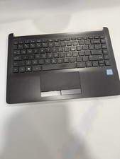 💥 HP 14-cf0013dx Laptop Palmrest Keyboards Original Oem 💥 picture