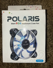 2-pack In Win Polaris 120x120x25mm RGB Aluminum Case Fan 4-Pin 1280RPM 43.31CFM  picture