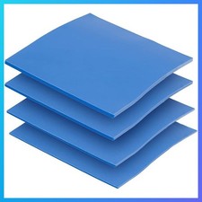 4 Pack Thermal Pad 100x100mm 0.5 1 1.5 2mm Heat Resistant Silicone Laptop picture