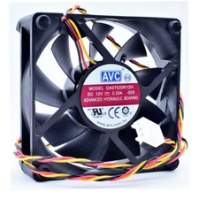 AVC DA07020R12H 7cm 12V 0.33A 7020 3 lines computer chassis CPU fan 70x70x20mm picture