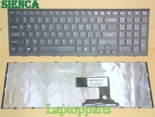Genuine Sony Vaio VPC-EL VPCEL PCG-71C11L PCG-71C12L US Keyboard With Farme NEW picture