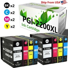 8Pack PGI-2200XL PGI2200XL Ink Cartridge for MAXIFY MB5020 MB5420 picture