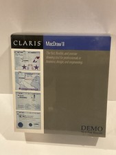 Vintage Macintosh Claris Macdraw II DEMO Version 1.1 OEM Sealed NOS picture