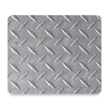 Grey Diamond Plate Steel Industrial Metal Texture Pattern Mouse Pad 9.25x7.75 picture
