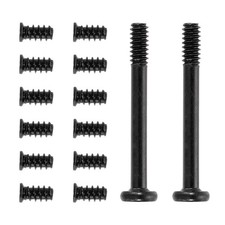 60Pcs (30pcs #6-32x30, 30pcs M5x10) Computer Case Fan Screws Kit for DIY, Black picture