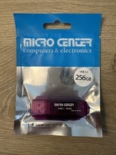 256GB Micro Center Superspeed USB 3.1 Flash Drive Memory Stick Purple picture