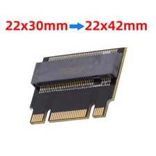 Cablecc NGFF B+M NVME M-Key 22x30mm to 22x42mm Male to Female Extension Adapter picture