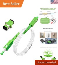 5 Meters SC/APC to SC/APC Fiber Optic Internet Cable, Armored Single Mode Pat... picture