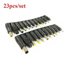 23PCS DC Power Adapter Kit  5.5x2.1mm Tips for Laptop Charger & Power Supply picture