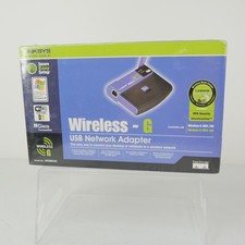 Linksys Wireless-G USB Network Adapter WUSB54G 2.4GHz 802.11g 54Mbps Black picture