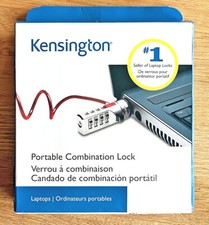 Kensington Portable Combination Cable Lock For Laptops / Other Devices / New picture