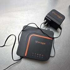 Vonage VDV23-VD 2-Line VoIP Phone Adapter Black RJ-11/RJ-45 Ethernet w/Power picture