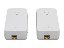 ZyXEL PLA5215 Lot of 2 Powerline Adapters Ethernet Networking Extender picture