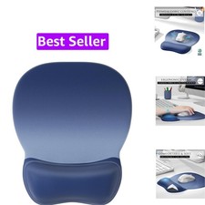 Ergonomic Mouse Pad with Gel Wrist Rest, 9.4 x 8.1 in, Blue Gradient picture
