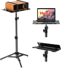 Projector Stand Tripod, Laptop Tripod Stand, Foldable Portable Projector Floor M picture