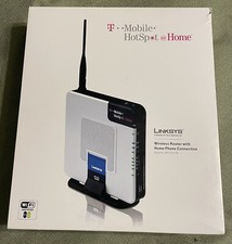 NIB “LINKSYS” T-MOBILE HOTSPOT @ HOME (MODEL WRTU54G-TM) WIRELESS ROUTER new picture
