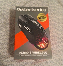 SteelSeries Aerox 5 Wireless Optical Gaming Mouse 18000 DPI 5-Button Black picture