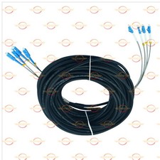 50M Field Outdoor LC-SC UPC 4 Strand 9/125 SingleMode Fiber Patch Cord picture
