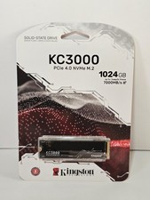 Kingston KC3000 M.2 2280 1024GB PCIe 4.0 x4 NVMe 3D TLC Internal Drive - OEM box picture