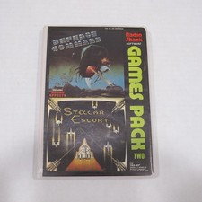 Defense Command & Stellar Escort TRS-80 Game Pack Model I or III DISK Tandy picture