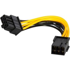 6-pin to 8-pin PCI Express Power Converter Cable GPU Video Card PCIE PCI-E 18AWG picture