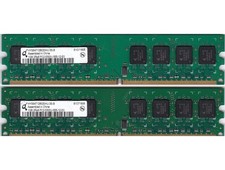 2GB 2x1GB PC2 5300 QIMONDA HYS64T128020HU-3S-B Dell GX280 GX520 GX620 DDR2 KIT picture