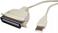 Lot Of 10 Cables Unlimited USB-1470-06 6feet USB Parallel Printer Cable picture