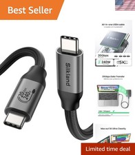 USB 4 Thunderbolt 4 Cable 16.5FT 5M 20Gbps Data 4K/5K Support 240W PD picture