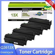 4PK Q2613X 13X Black High Yield Toner Cartridge Compatible For HP LaserJet 1300n picture