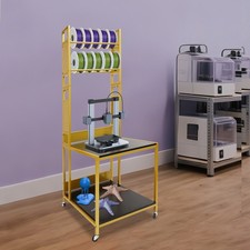 3D Printer Stand Heavy Duty Mobile Printer Table with Wheels for Studio Office picture
